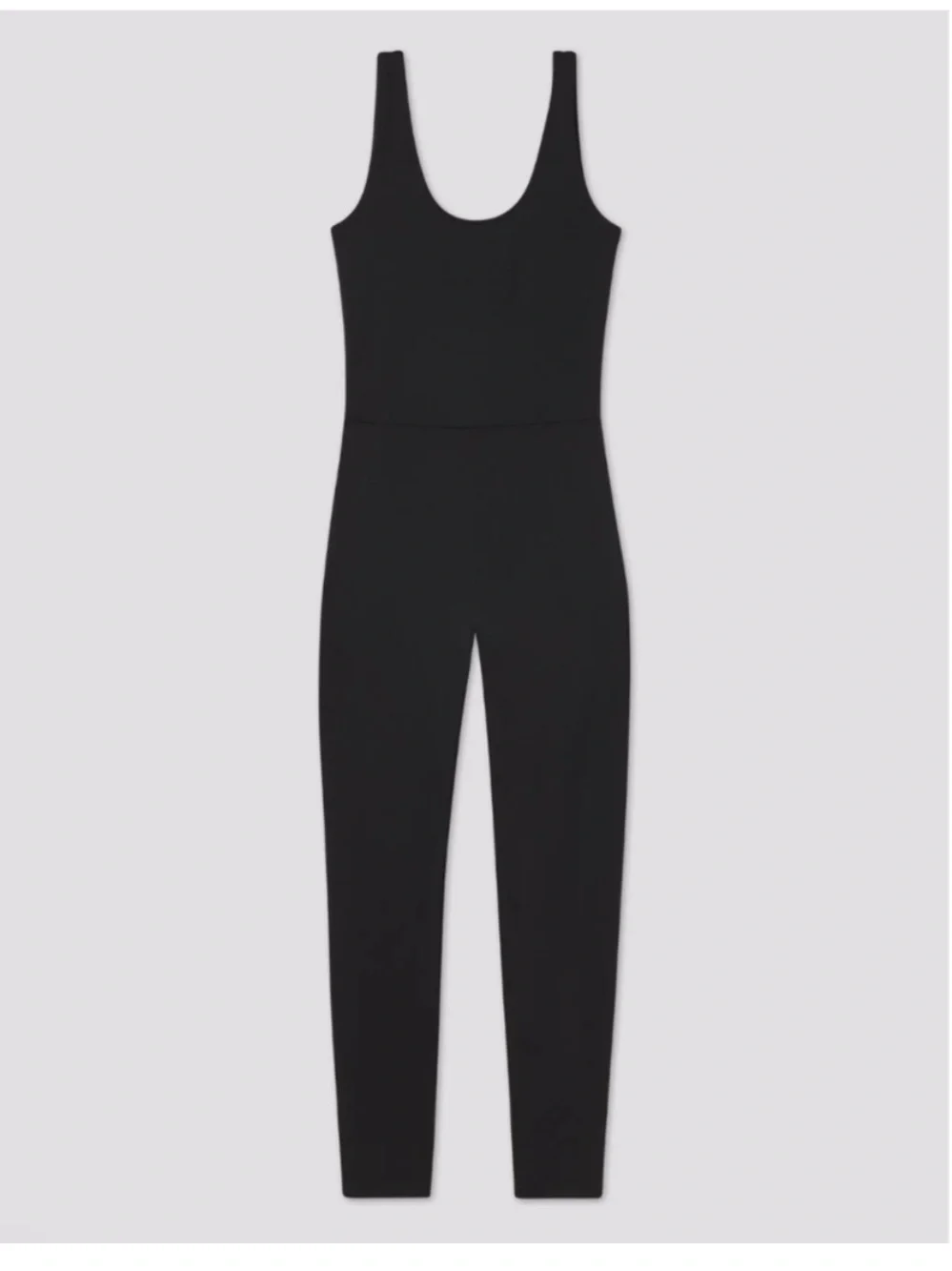 Girlfriend Collective Black Scoop Unitard One piece Jumpsuit Black XXL 2XL